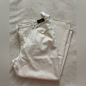 Abercrombie Relaxed 90s high rise curve love jeans - cream
